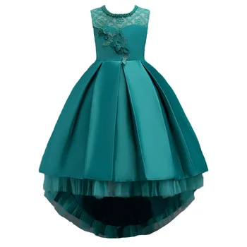 2019 M. Vasarą Vaikai Suknelės Mergaitėms Elegantiškas Princesė Suknelė Gėlių Mergaitėms Vestuvių Suknelė Paauglių Šalis Suknelė 5 6 7 8 9 10 11 12 Metai
