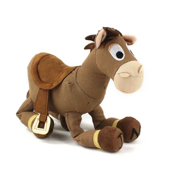 25cm Disney Toy Story Bullseye Arklių Pliušiniai Žaislai Kaubojus Vudis Draugas Iškamšos HorseDoll Pav Vaikams, Vaikų Gimtadienio Dovana