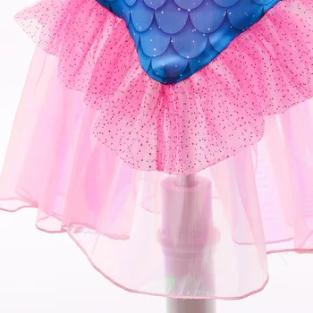 3-8 Metų Mergaičių Ariel Kostiumas Vaikams Little Mermaid Princess Dress Helovinas Vaikams Gimtadienio Suknelė Mergina Vasaros Drabužių