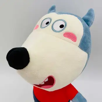 30Cm Anime Wolfoo Pliušiniai Žaislai Mielas Minkštas Įdaryti Animacinių filmų Wolfoo Šeimos Tinkamas Liucija Lėlės Vaikas, Gimtadienio, Kalėdų Dovana
