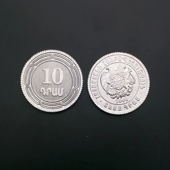 Armėnų 10 Dram Aliuminio Moneta 2004 Nauja Originali Originalus Monetų Realių Išdavimo Monetos Unc
