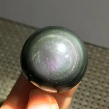 Gamtos Obsidianas Crystal ball sferoje, Poliruoti GYDYMO