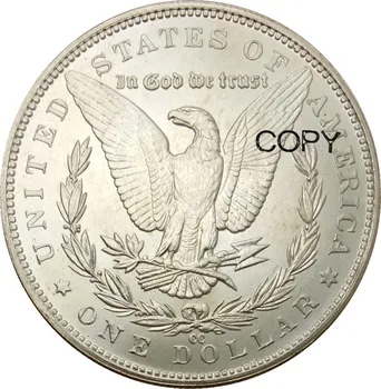 Jungtinės amerikos valstijos 1879 cc Vienas Doleris Morgan Doleris 90% Sidabro Kopijuoti Monetos Gali Pasirinkti Bet Metai
