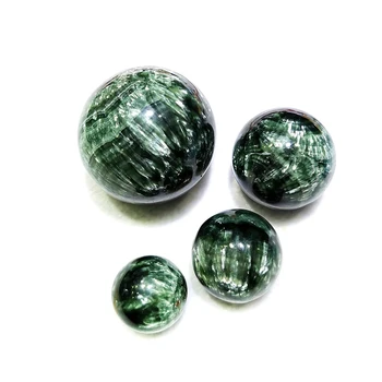 Natūrali Žalioji Seraphinite Kamuolys Clinochlore Kvarco Kristalo Srityje Gydomųjų Mineralinių Kristalų Akmens, Feng Shui Amatų Namų Puošybai