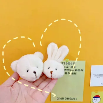 Naujasis Japonijos Žavinga Pliušinis Animacinių filmų Brown White Rabbit Lokys Gyvūnų Žaislai Sagė Vaikams Mergina, Puikus Kailis Priedai