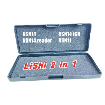 Originalus lishi NSN11 NSN14 ign dr bt LiShi 2 in 1 Spynų Įrankiai