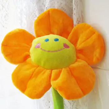 Pliušinis Daisie Sun Flower su Bendable Kyla Šypsena Veide Įdaryti Žaislas Namų Dekoro