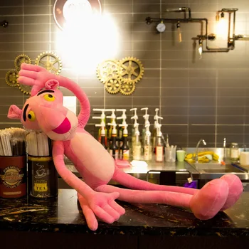 Populiarus Pliušinis Žaislas Rožinis Valentino Dieną Lėlės Pink Panther Mergina Dovana