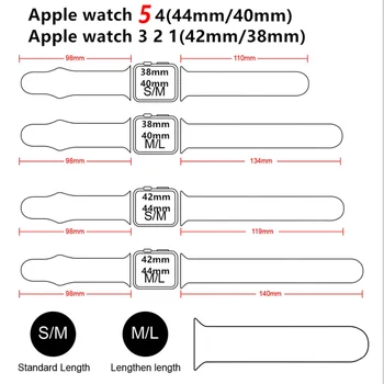 Silikono Dirželis Apple Watch Band 44mm 41mm 45mm 40mm 38mm smart žiūrėti Sporto Gumos Apyrankė iWatch 6 Serie 7 SE Watchband