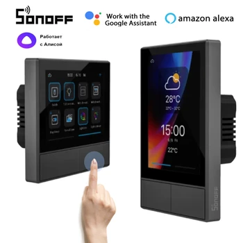 SONOFF NSPanel Wifi Smart Scenos Sienos Jungiklis, ES MUMS Smart Termostatas Ekrane All-in-One Kontrolės Alice Alexa 