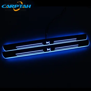 CARPTAH Apdaila Pedalo Automobilių Eksterjero Dalys, LED Durų Slenksčio Nusitrinti Plokštė Kelias Dinaminis Streamer šviesos Citroen DS6 m. m. 2016 m.