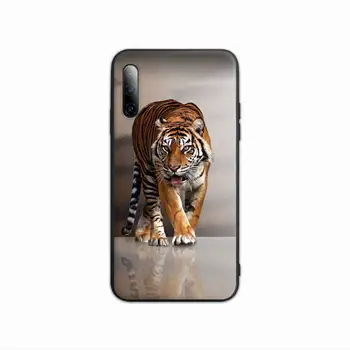 Gyvūnų Tigras Telefono dėklas Samsung S20 S21 Fe S30 Ultra S10-4G S10-5G Plius Lite S10e S9 Silikono Padengti