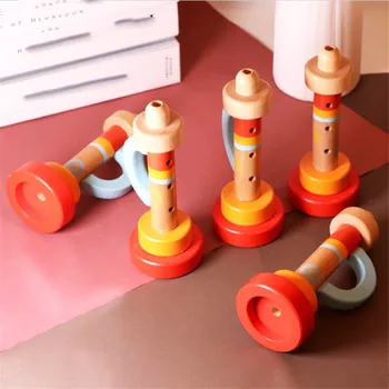 Kūdikių Medinių Muzikos Instrumentų Trimito Muzikos Instrumentas Žaislas, Žaislai Vaikams, Kūdikiams, Ikimokyklinio Švietimo Žaislai