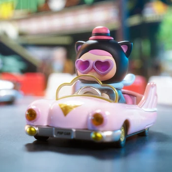 POP MART Visas Komplektas POP AUTOMOBILIO Super Track Serijos Blind Dėžutėje 10vnt Cute Lėlės Gimtadienio Dovana Vaikui Žaislas