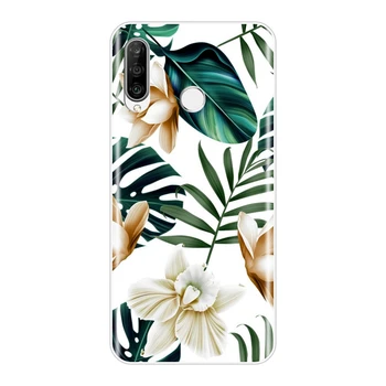 TPU Minkštas Silikoninis Telefono dėklas, Skirtas Huawei 30 Lite Pro P Smart Z Kaktusas Gėlių Galinio Dangtelio Huawei P20 Lite P Smart Plus 2019